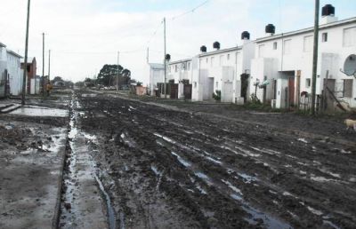 Plan de emergencia para reparar calles de granza