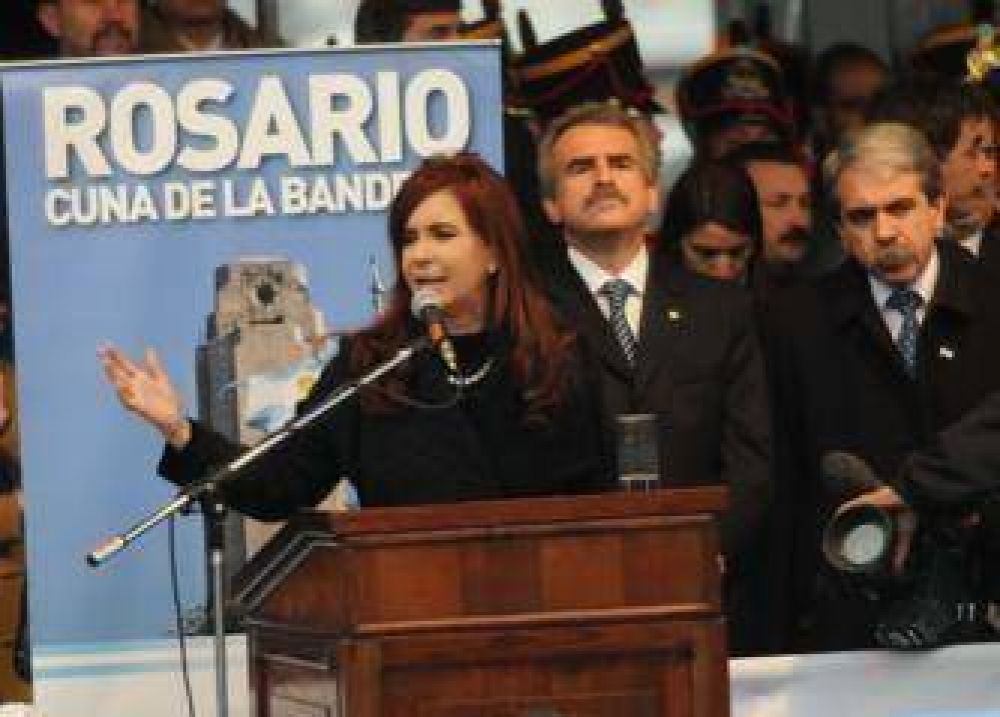 Cristina Fern�ndez de Kirchner:"Aqu� est� la Argentina orgullosa y erguida"