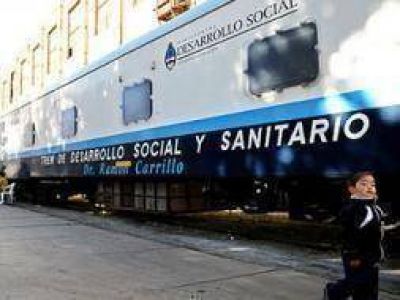 San Nicol�s: Lleg� el Tren Sanitario al distrito de Carignani