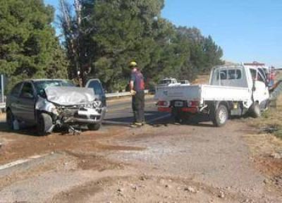 Tres heridos en un choque en la ruta 3 Norte