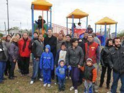 La Plata: Inauguraron arreglos y remodelaciones en plaza