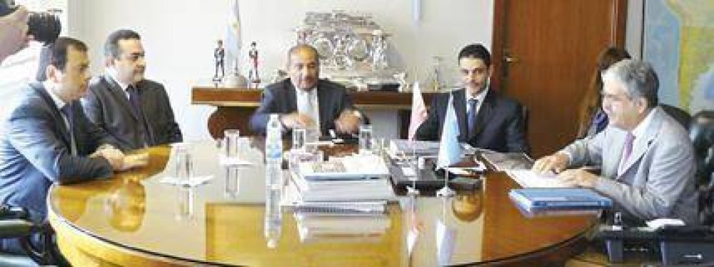 Zamora y el pr�ncipe de Bahrein tuvieron una reuni�n de trabajo con Julio De Vido