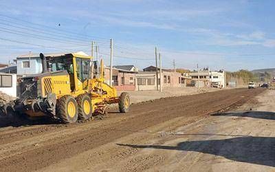 Mantenimiento vial en distintos puntos