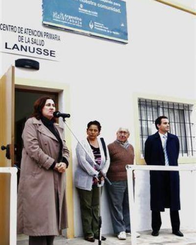 LUJ�N - GRACIELA ROSSO REINAUGUR� EL CAPS (CENTRO DE ATENCION  PRIMARIA DE SALUD) DEL BARRIO LANUSSE