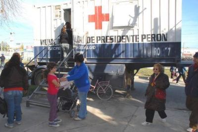 PTE. PER�N - CONTINUAN LAS CAMPA�AS DE PREVENCION DE ENFERMEDADES