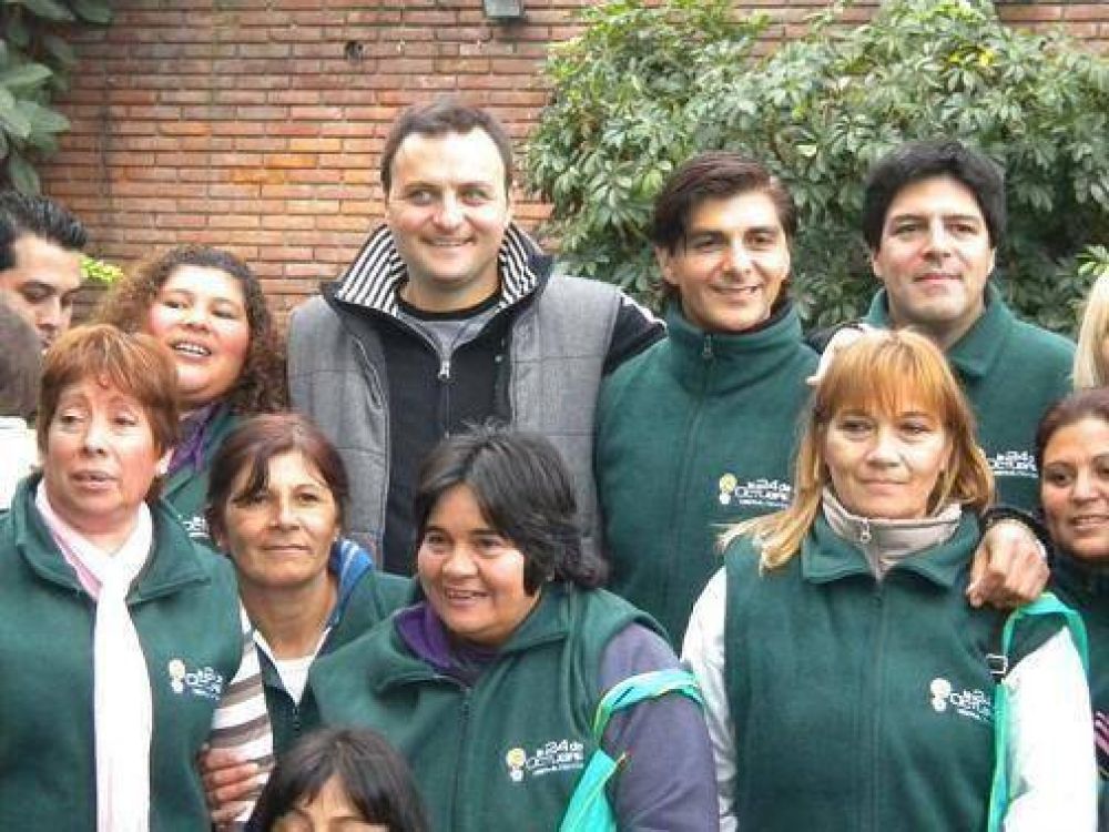 SAN MART�N - Daniel Ivoskus presidi� la presentaci�n del primer grupo ciber militante del conurbano