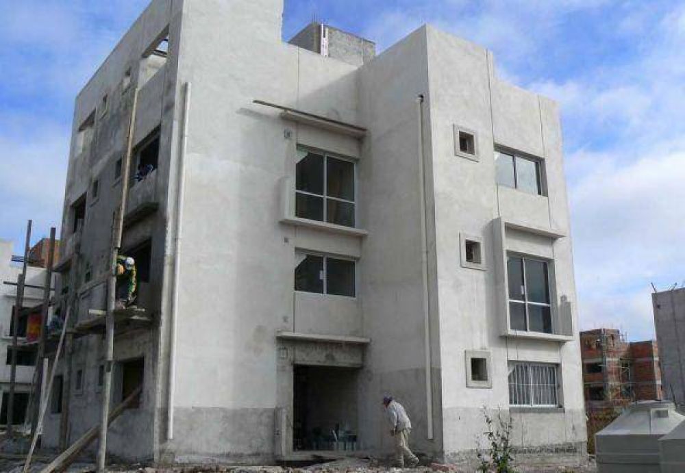 Avanzan las obras de la quinta etapa de los monoambientes 