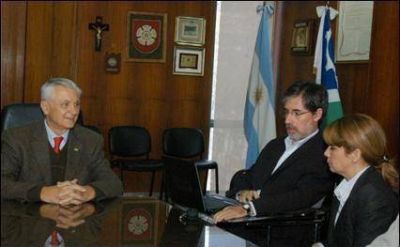 SAN MART�N - IVOSKUS RECIBI� AL DIPUTADO NACIONAL JORGE RIVAS 