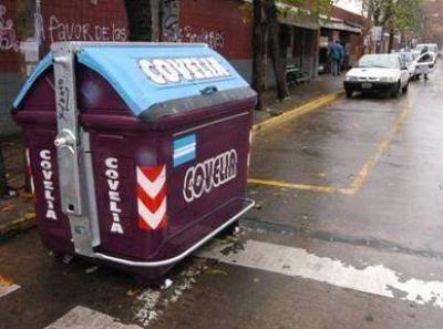 SAN MART�N - CIUDAD LIMPIA: ARRANC� UN PLAN PILOTO CON CONTENEDORES DE RESIDUOS