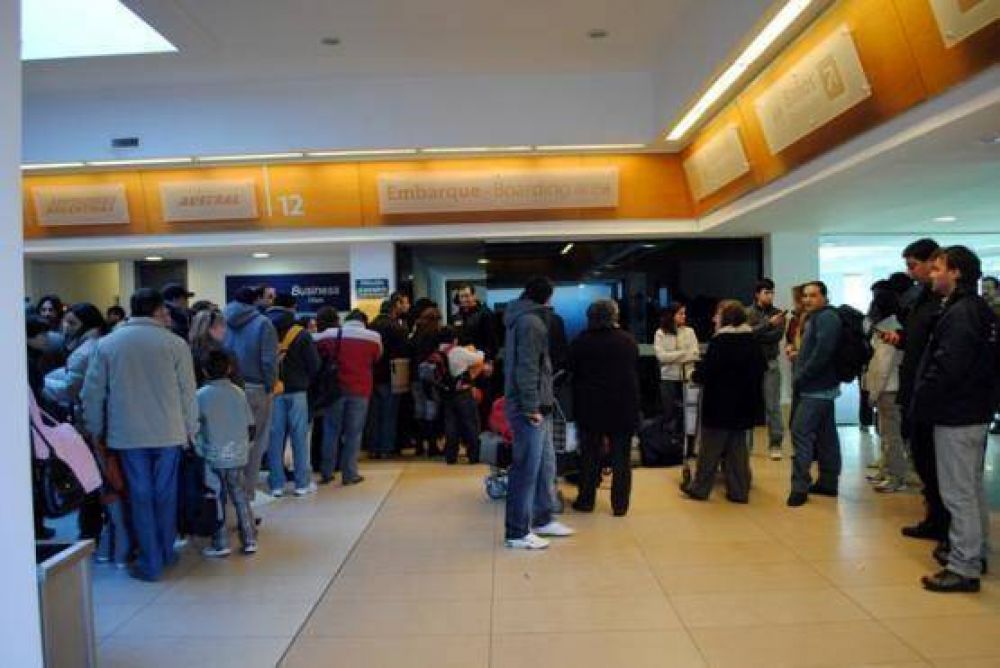 Parten con normalidad los vuelos hacia R�o Gallegos y El Calafate