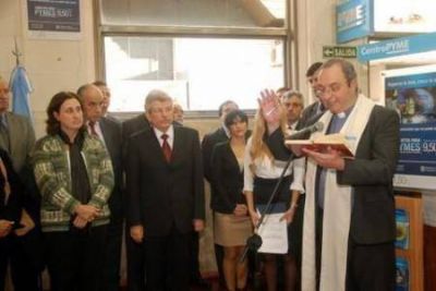 El Banco Naci�n inaugur� un Centro PYME en Luj�n