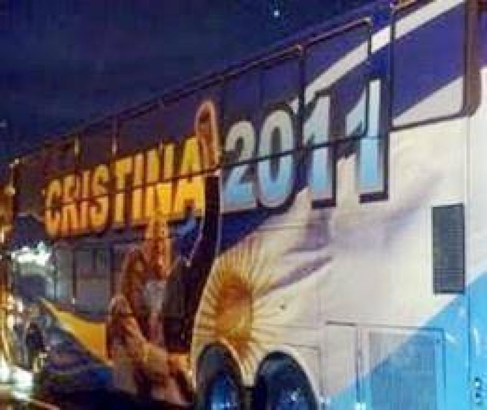 Cristina ya tiene colectivo para la reelecci�n