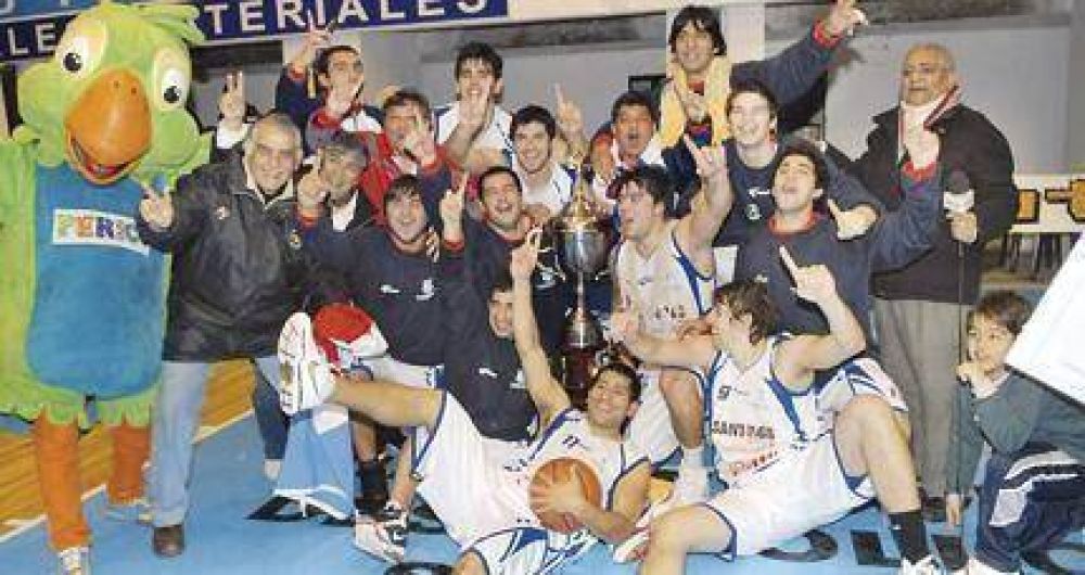 Santiago Campe�n Argentino de B�squet
