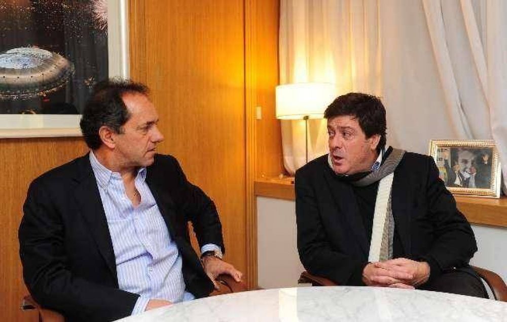 Scioli se reuni� con Mariotto antes del acto de la Presidenta 