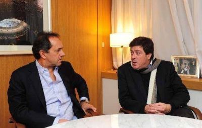 Scioli se reuni� con Mariotto antes del acto de la Presidenta 