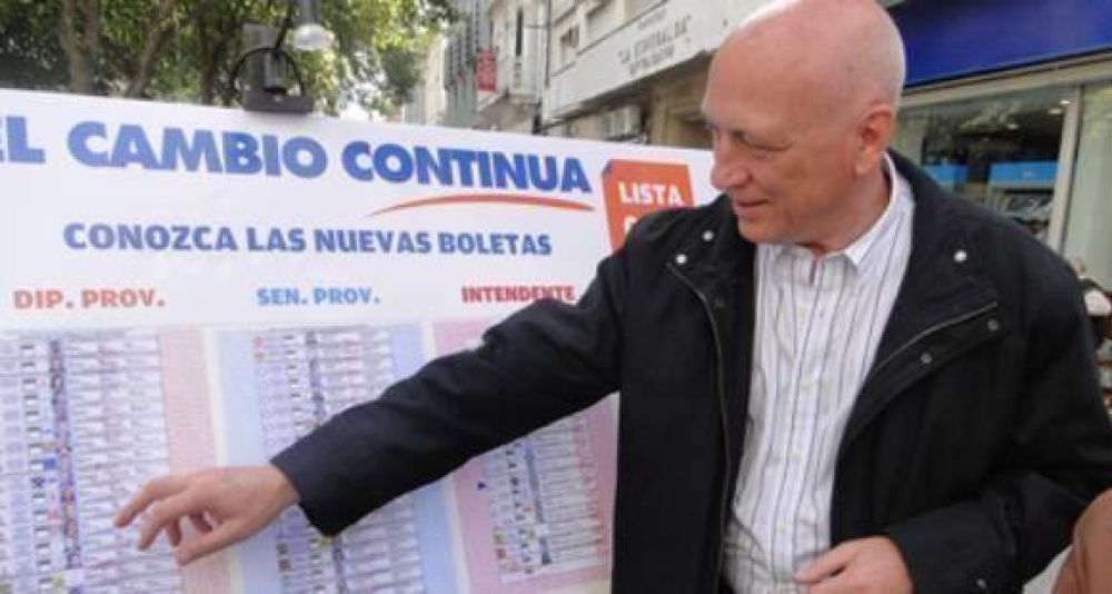 Bonfatti asegur� que va primero c�modo en los sondeos de opini�n