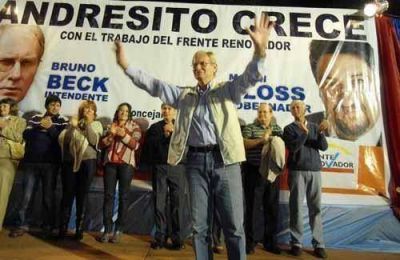 Bruno Beck fue reelecto en Andresito