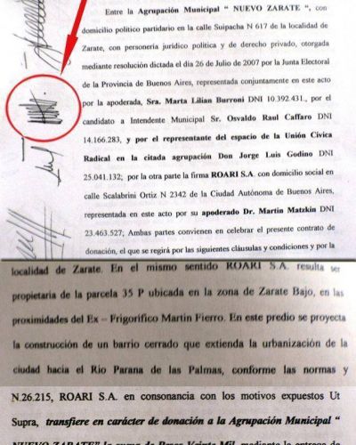 De c�mo C�ffaro traicion� a un financista de su campa�a