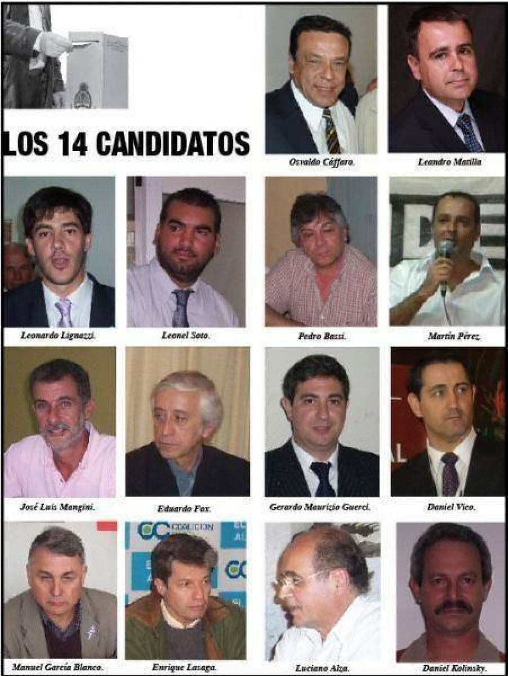 Son 14 los precandidatos a intendente