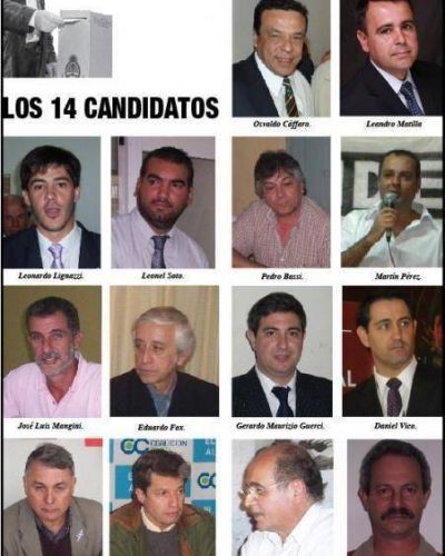 Son 14 los precandidatos a intendente