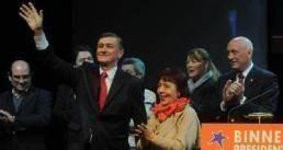 Binner lanz� su frente electoral y le dio impulso al sue�o presidencial