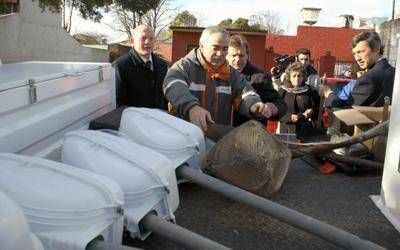En Fortunato de la Plaza comenz� la instalaci�n de tres mil nuevas luminarias 