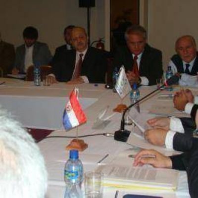 Brizuela en la Cumbre del Mercosur, que calific� de �males cr�nicos� los problemas de integraci�n