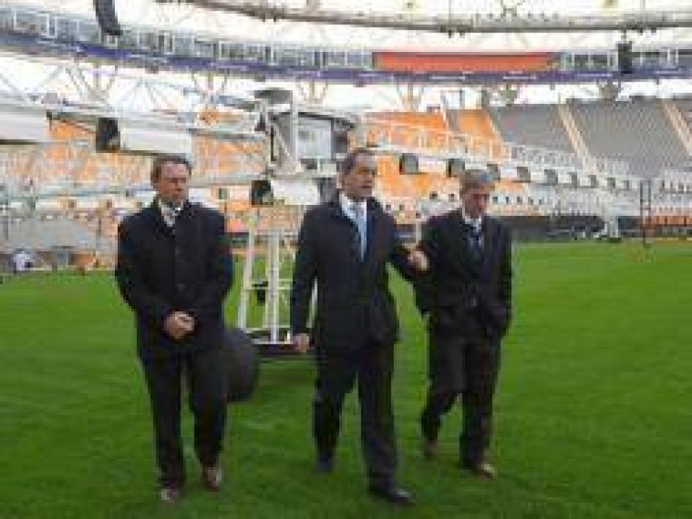 Copa Am�rica: Scioli visit� Estadio �nico a pocas horas de Argentina-Bolivia