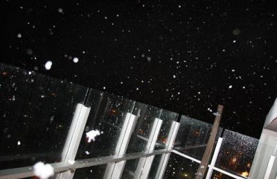 Contin�a la ola de fr�o polar y ya hubo nevadas en Mar del Plata