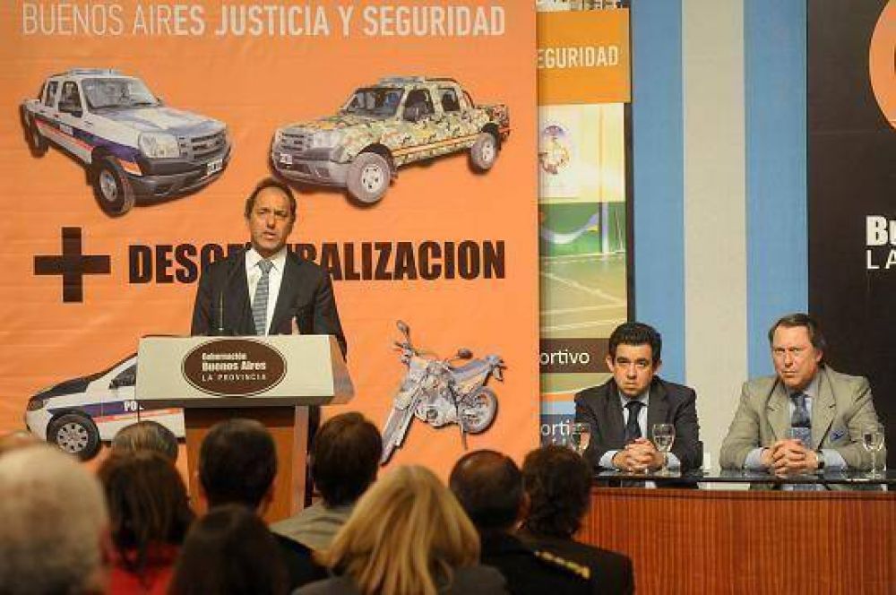 Daniel Scioli destac� la "convivencia pol�tica" en pos de mayor seguridad