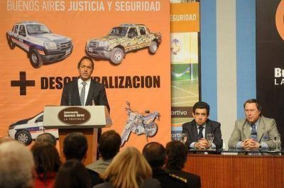 Daniel Scioli destac� la "convivencia pol�tica" en pos de mayor seguridad