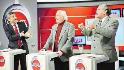 Hubo cruce entre candidatos porte�os, pero ahora falt� Macri