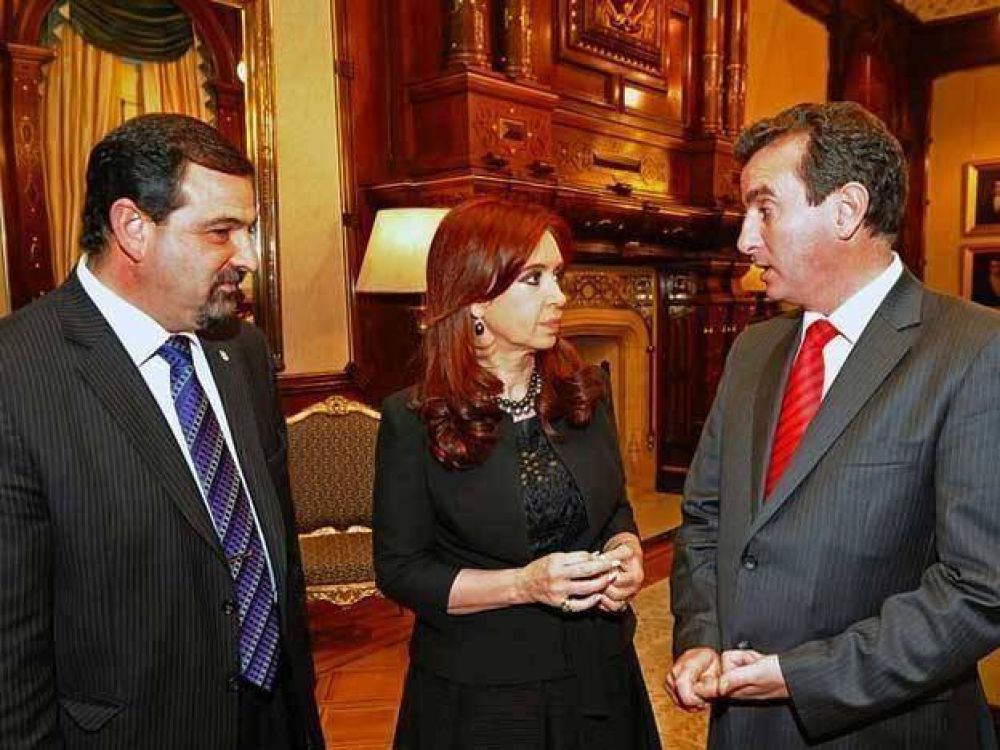 Cristina recibi� a Paco P�rez y Carlos Ciurca en Buenos Aires