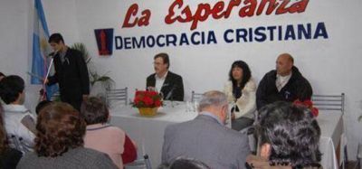 Intervinieron la Democracia Cristiana de Marturet y se al�nea con Duhalde 
