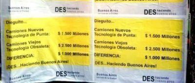 Cerca de la veda, los afiches de la "campa�a sucia" inundaron las calles