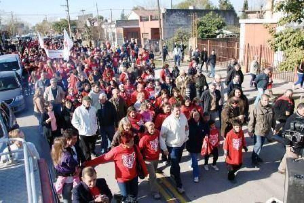 Ya se luce la avenida Belgrano en Don Torcuato