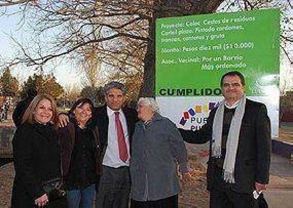 Pueblos Puntanos: contin�a la inauguraci�n de obras en barrios de la ciudad y el interior