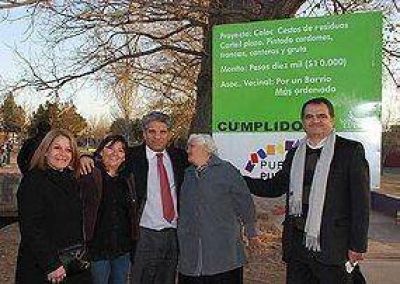 Pueblos Puntanos: contin�a la inauguraci�n de obras en barrios de la ciudad y el interior