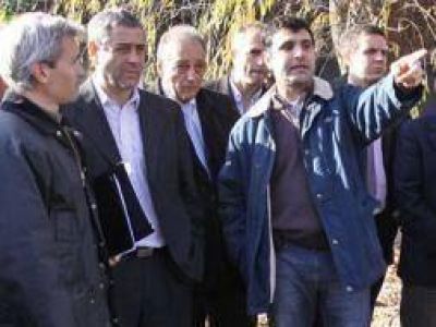 Riachuelo: Armella y Ferraresi recorrieron obras del Camino de la Ribera
