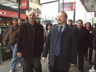 Con cr�ticas a Scioli, Sabbatella recorri� Monte Grande