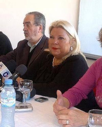 Las evasivas de Lilita Carri� en San Luis