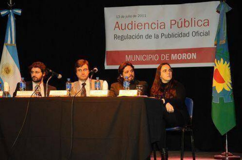 El municipio de Mor�n organiz� una audiencia p�blica por la pauta
