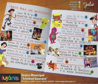 LUJ�N - EL TRINIDAD GUEVARA PRESENTA SU PROGRAMACI�N EN VACACIONES DE INVIERNO