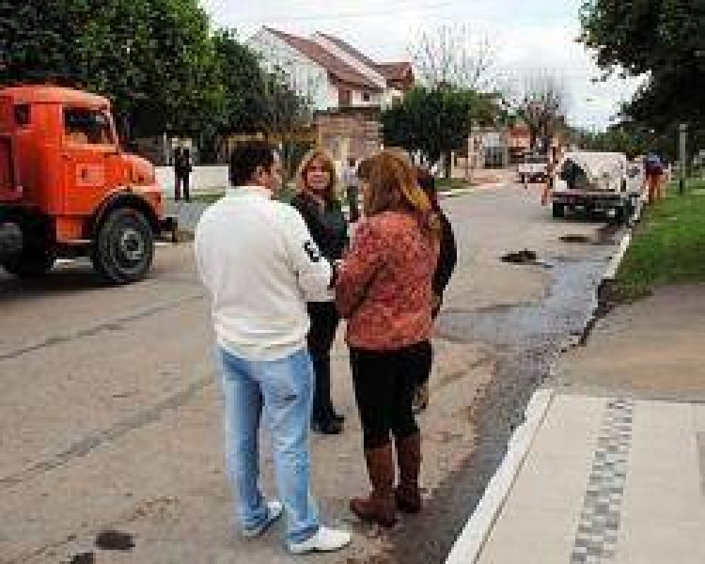 Operativo de saneamiento integral de calles de Resistencia