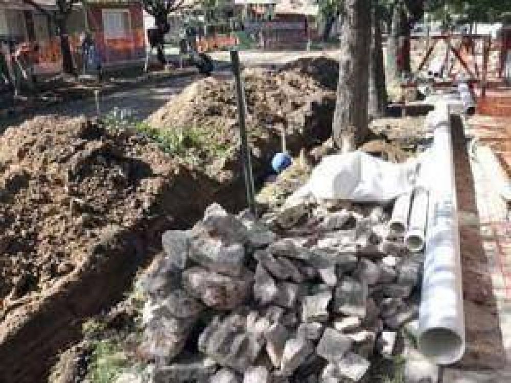 La ampliaci�n de la red cloacal en San Jos� est� avanzada en un 50 %