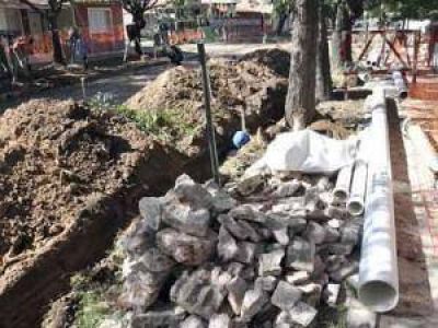 La ampliaci�n de la red cloacal en San Jos� est� avanzada en un 50 %