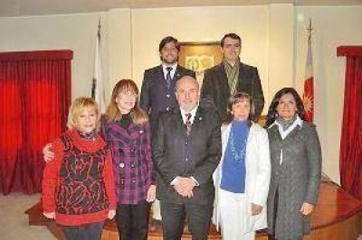 Acto de asunci�n de las nuevas autoridades del Colegio de Escribanos