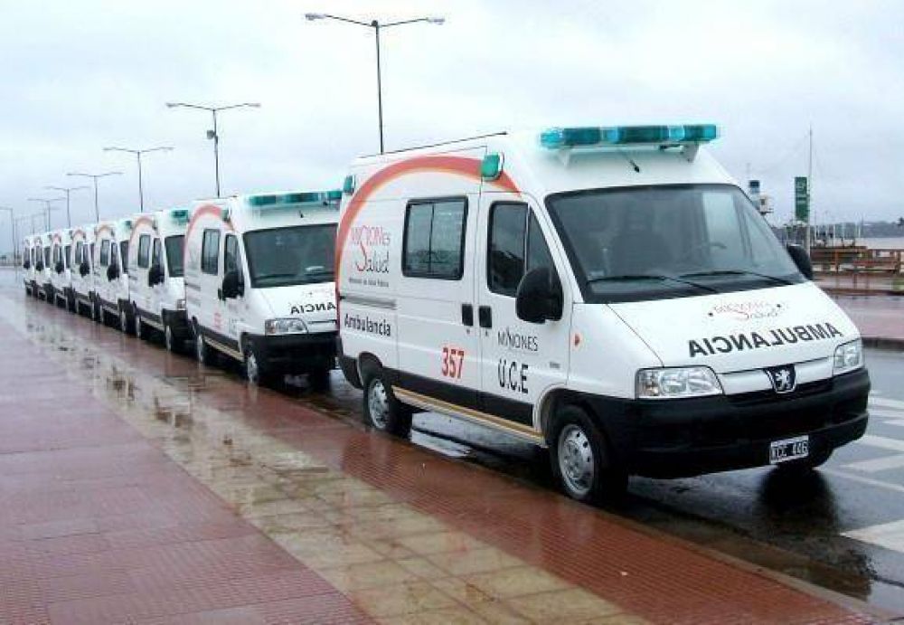 Destinar�n ocho nuevas ambulancias para siete municipios