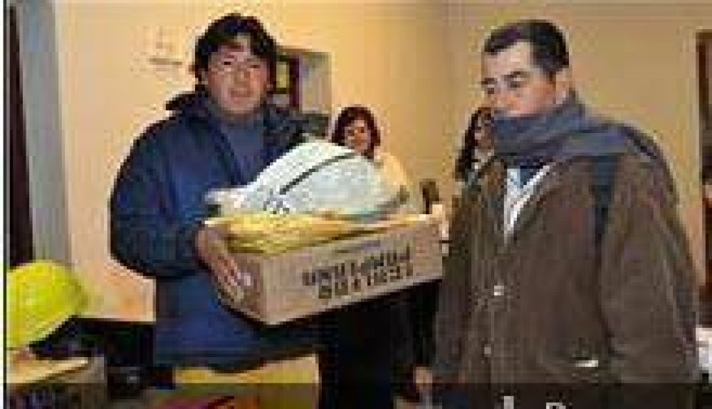 El personal de Obras P�blicas Municipal recibi� ropa de trabajo