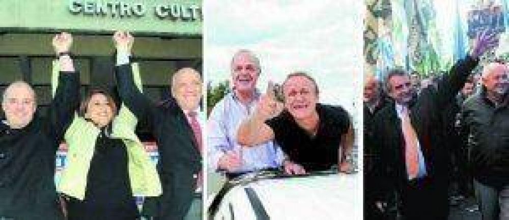 Santa Fe: Rossi, Bonfatti y Del Sel cerraron sus campa�as electorales